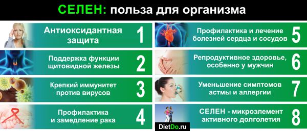 Селен зачем он нужен организму